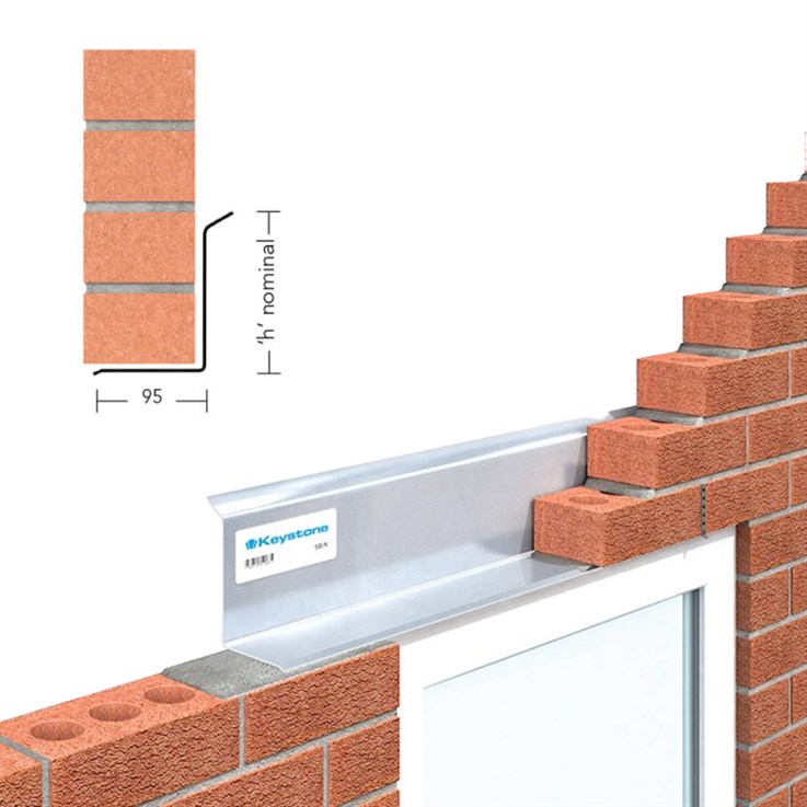 Keystone Lintel L Shape SB/K 1650mm